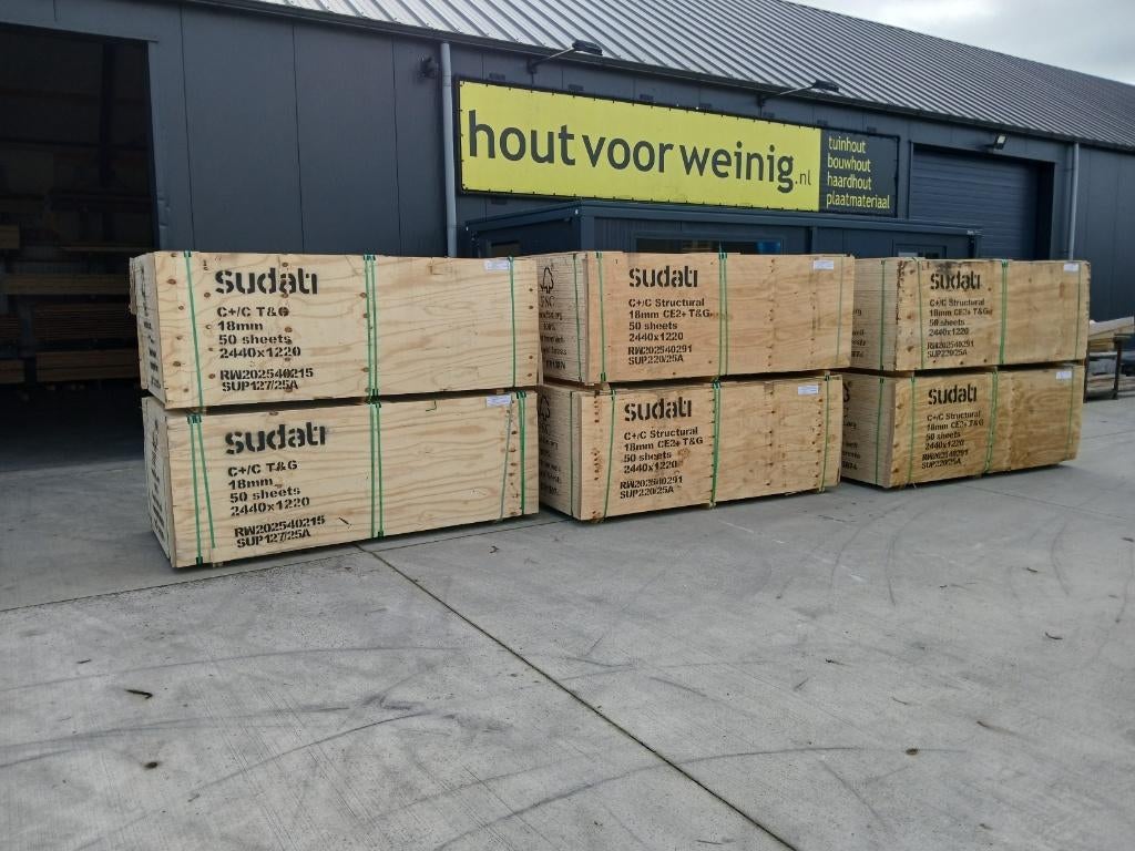 Vol pak UNDERLAYMENT TG2  18 x 1220 x 2440mm, Ophalen, Nieuw, Multiplex