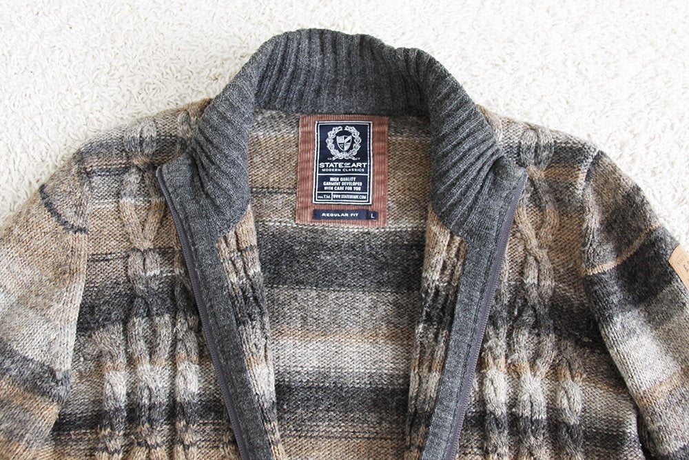 Prachtig State Of Art Heren Vest - 47 (L) € 45,-, State of Art, Maat 52/54 (L), Meerkleurig, Ophalen of Verzenden