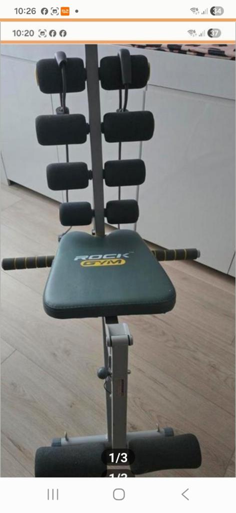 Rock Gym 6-in-1 Fitnessapparaat met Gebruiksaanwijzing, Benen, Gebruikt, Krachtstation, Ophalen of Verzenden