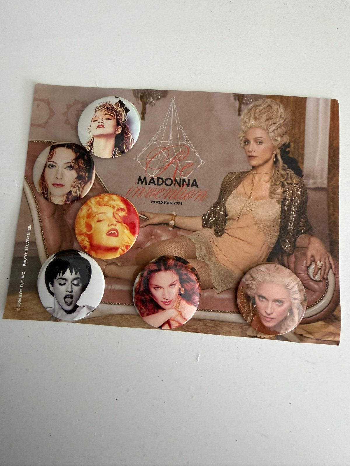 Buttonset Madonna - invention world tour 2024, Ophalen, Nieuw