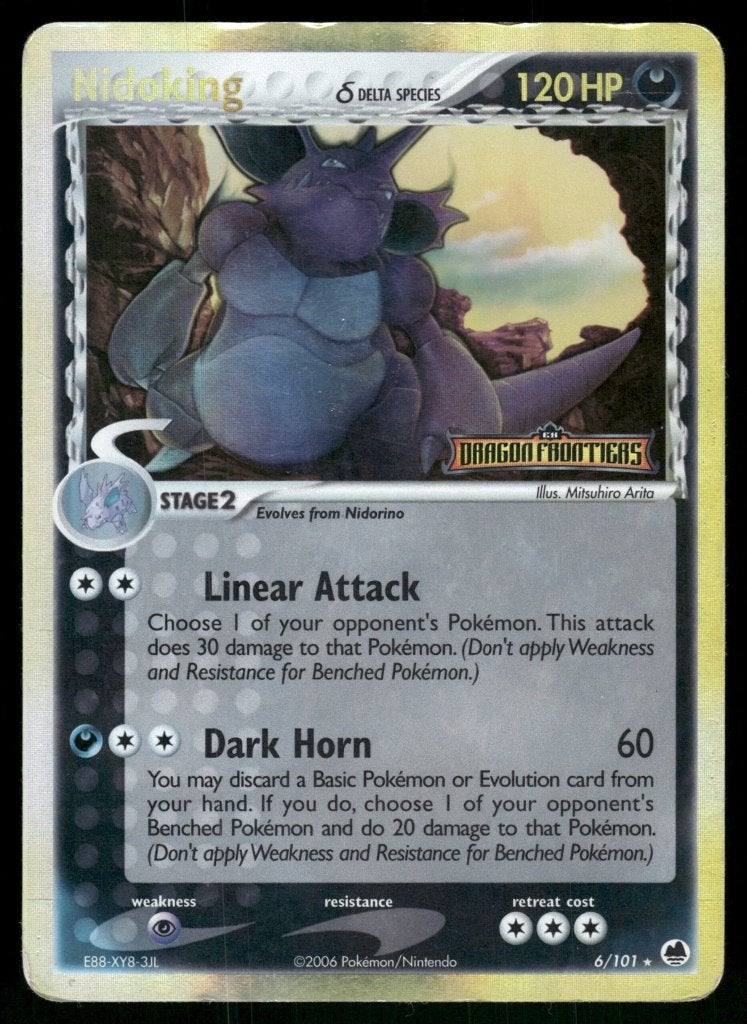 Nidoking δ 6/101 - Dragon Frontiers (Reverse Holo) (Good), Verzenden, Gebruikt