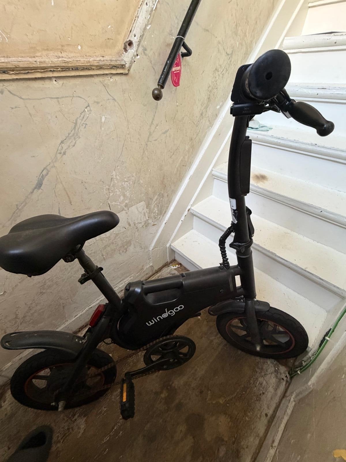 Windgoo opvouwbare elektrische fiets, Fietsen en Brommers, Minder dan 30 km per accu, Gebruikt, Minder dan 47 cm, Ophalen