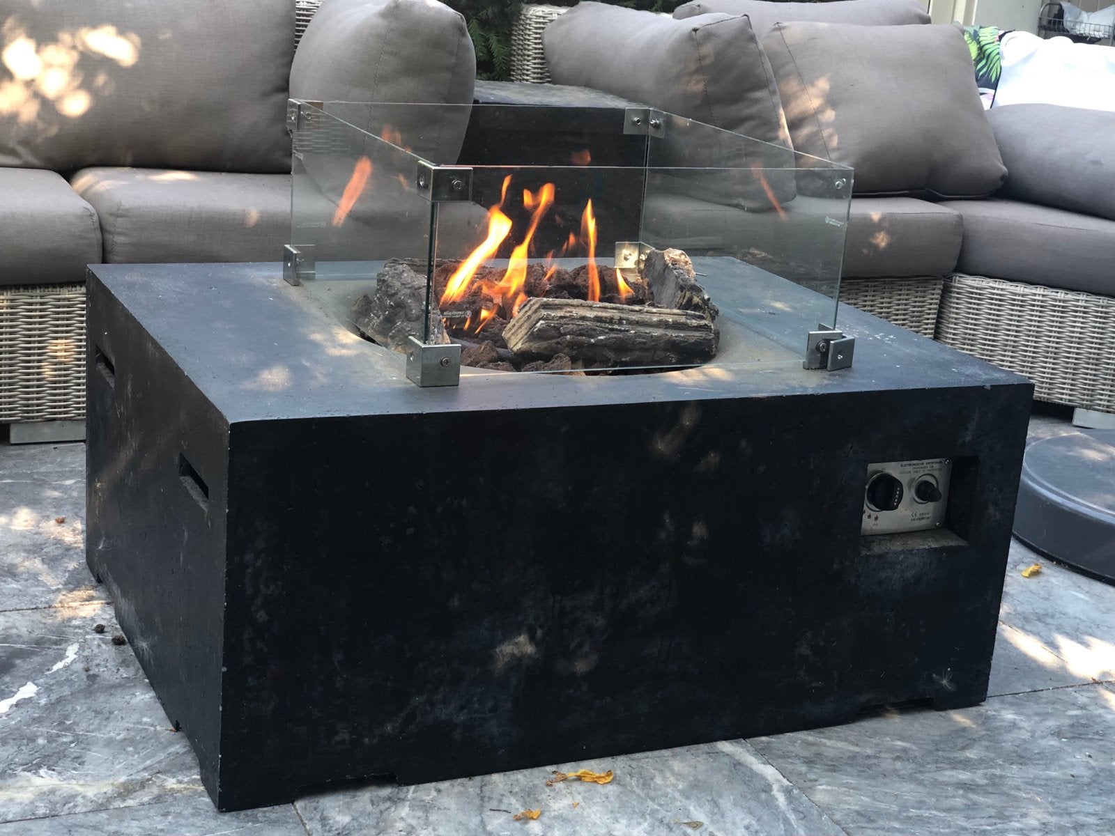 Happy Cocooning vuurtafel met extra's €275, Tuin en Terras, Ophalen, Gebruikt