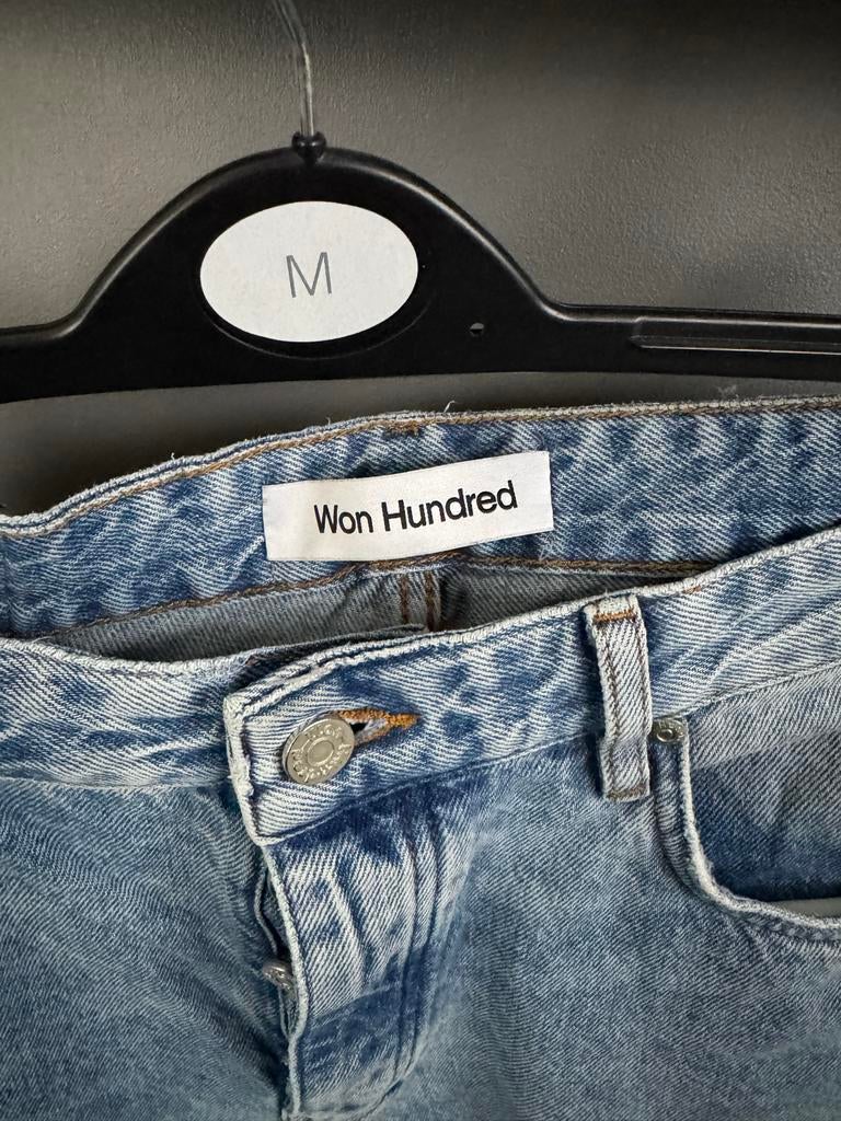 Won Hundred jeans maat 32/34 - Zo goed als nieuw, Kleding | Heren, Ophalen of Verzenden, Zo goed als nieuw, Blauw, W32 (confectie 46) of kleiner
