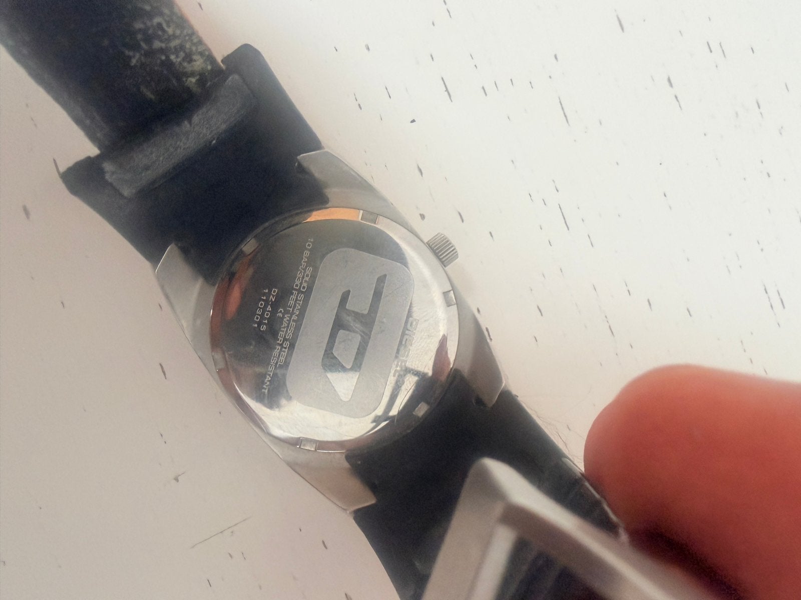 Diesel Horloge DZ-4015 - Stoer en Uniek Design, Overige merken, Staal, Polshorloge, Ophalen of Verzenden