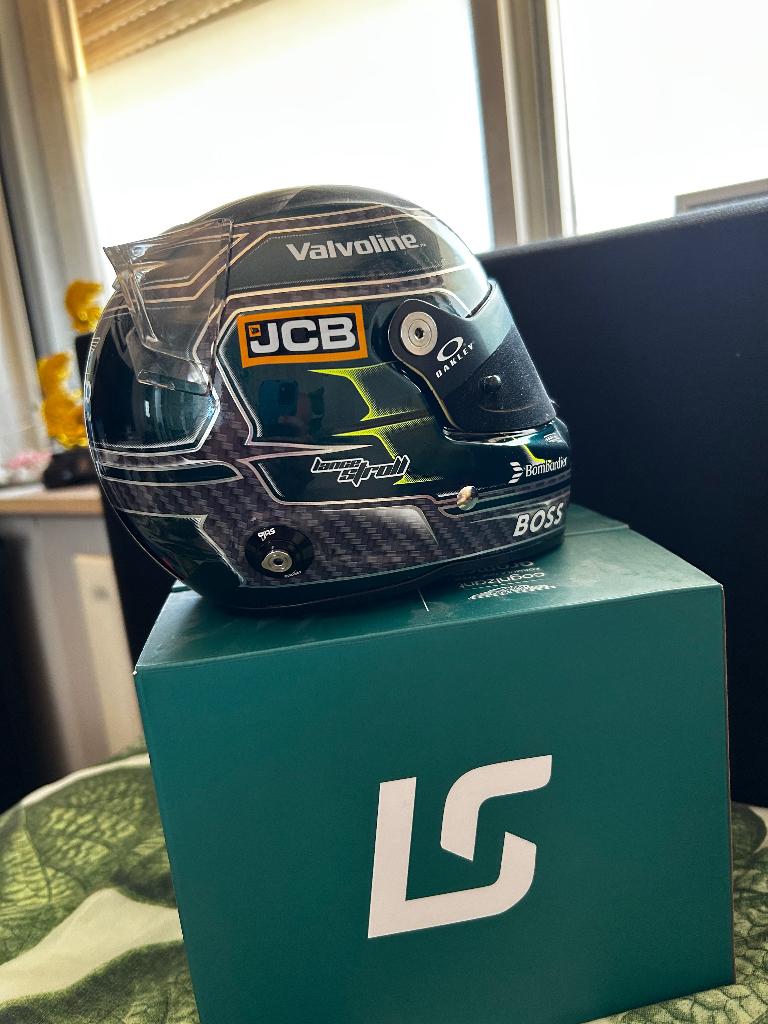 Lance stroll helm 1/2, Ophalen of Verzenden, Nieuw, Formule 1