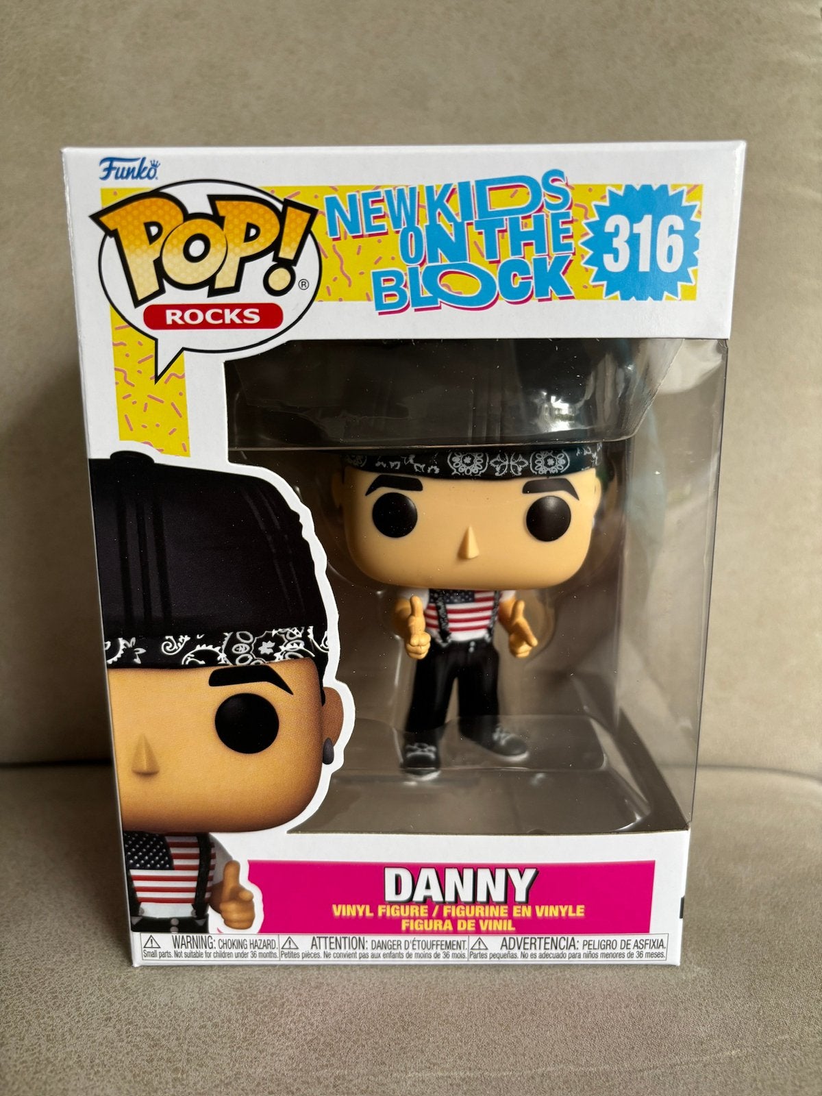 Funko pop! Danny wood – new kids on the block #316 – nieuw, Ophalen of Verzenden, Nieuw