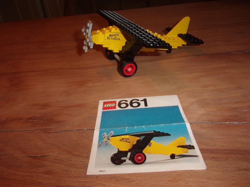 Lego Legoland 661-1 Spirit of St Louis uit 1976, Kinderen en Baby's, Gebruikt, Lego, Inclusief instructies, Ophalen of Verzenden