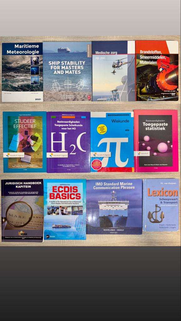 Boeken Maritiem Officier opleiding - HBO niveau, Boeken, Ophalen of Verzenden, Beta, Zo goed als nieuw, HBO