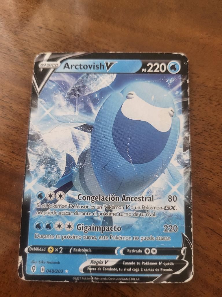 Pokemon kaart Actovish V, Ophalen of Verzenden, Speelkaart(en)