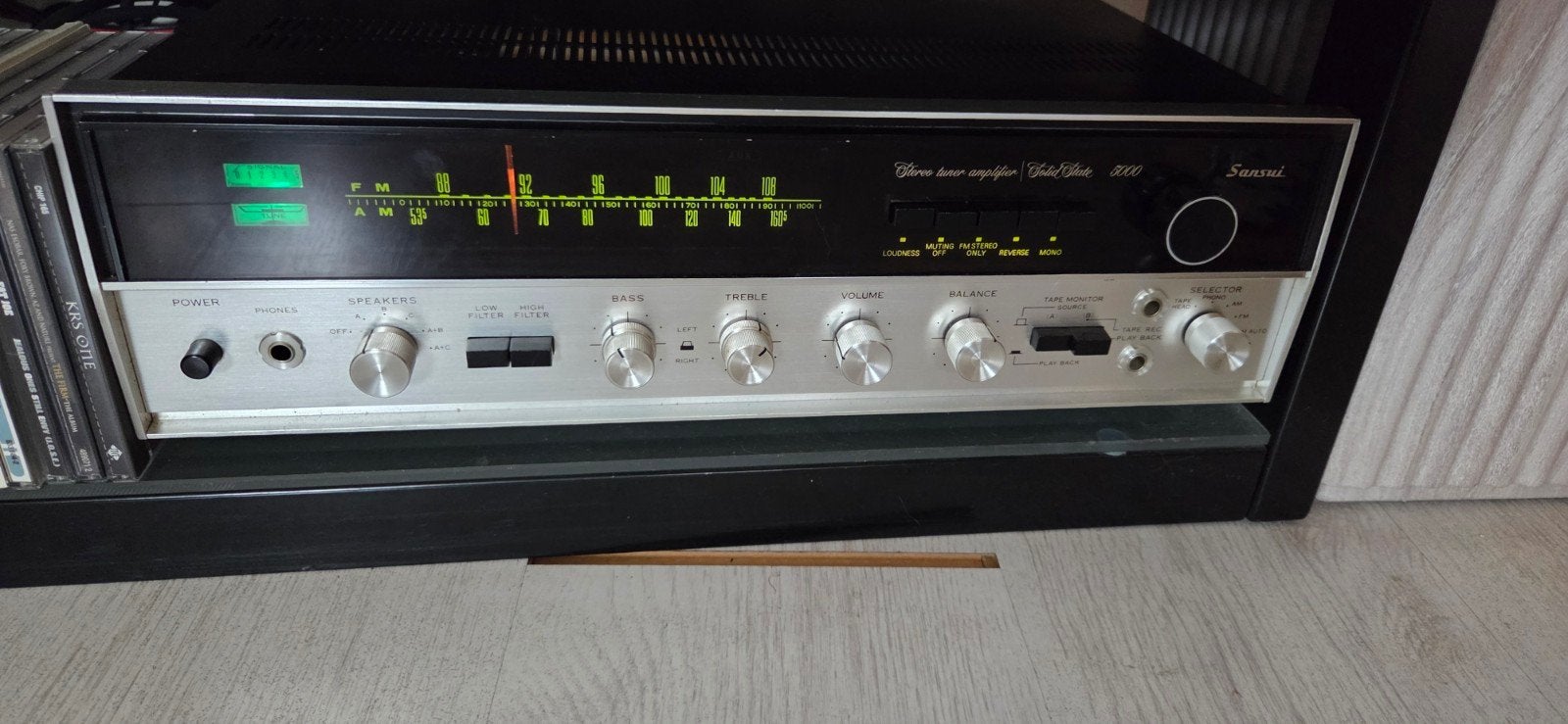 UITERST ZELDZAME SANSUI 5000 – ORIGINEEL  UIT 1967, Refurbished, Ophalen, Overige merken, Minder dan 60 watt