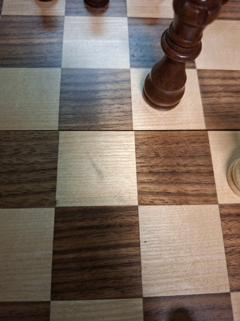 Magnetisch schaakspel hout – 39 x 39 cm, Een of twee spelers, Ophalen of Verzenden, Nieuw