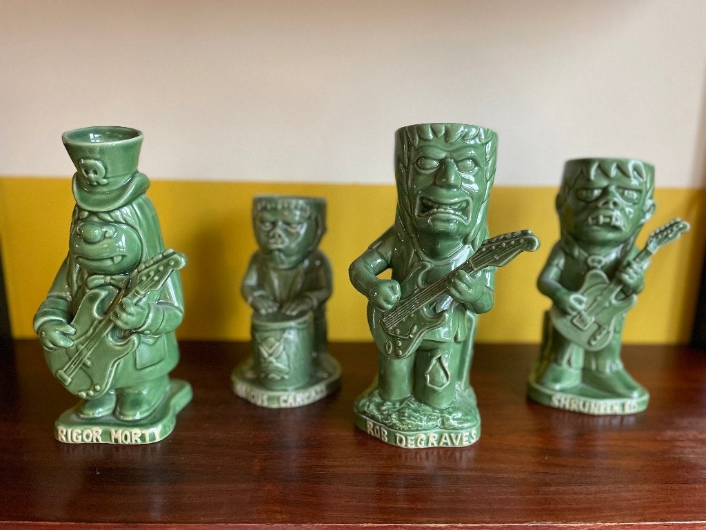 Rigor Morty & The Dirtnappers Zombie Tiki Mokken Set, Ophalen of Verzenden