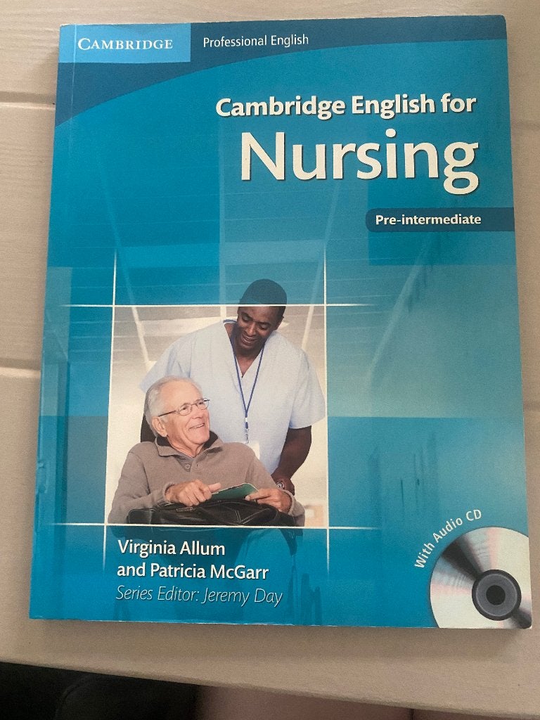 Cambridge English for Nursing, Boeken, Virginia Allum and Patricia Mcgarr, Ophalen of Verzenden, Zo goed als nieuw, MBO