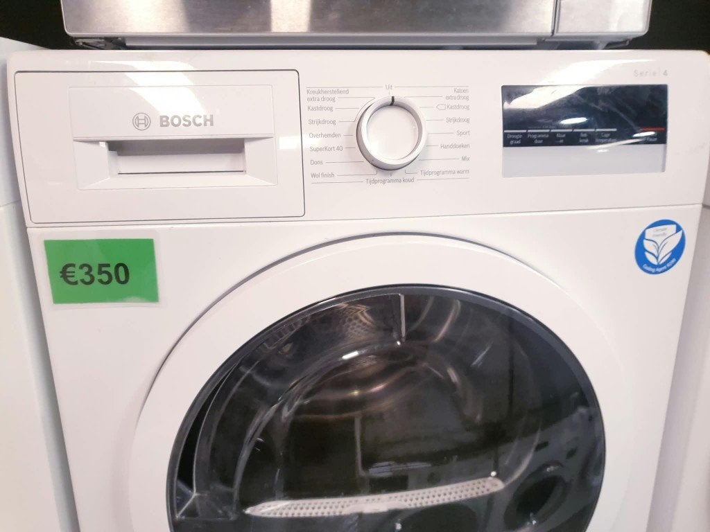 bosch warmptepomp droger 7kg inc 6 mnd garantie, Ophalen, 6 tot 8 kg, Anti-kreukfase, Overige typen