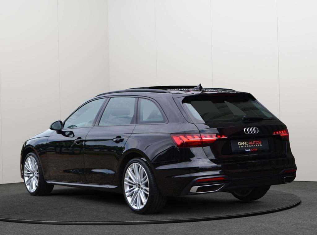 Audi A4 Avant 35 TFSI Advanced Pano/B&O/Camera/LED/Leer, Auto's, Audi, Gebruikt, A4, Zwart, Leder