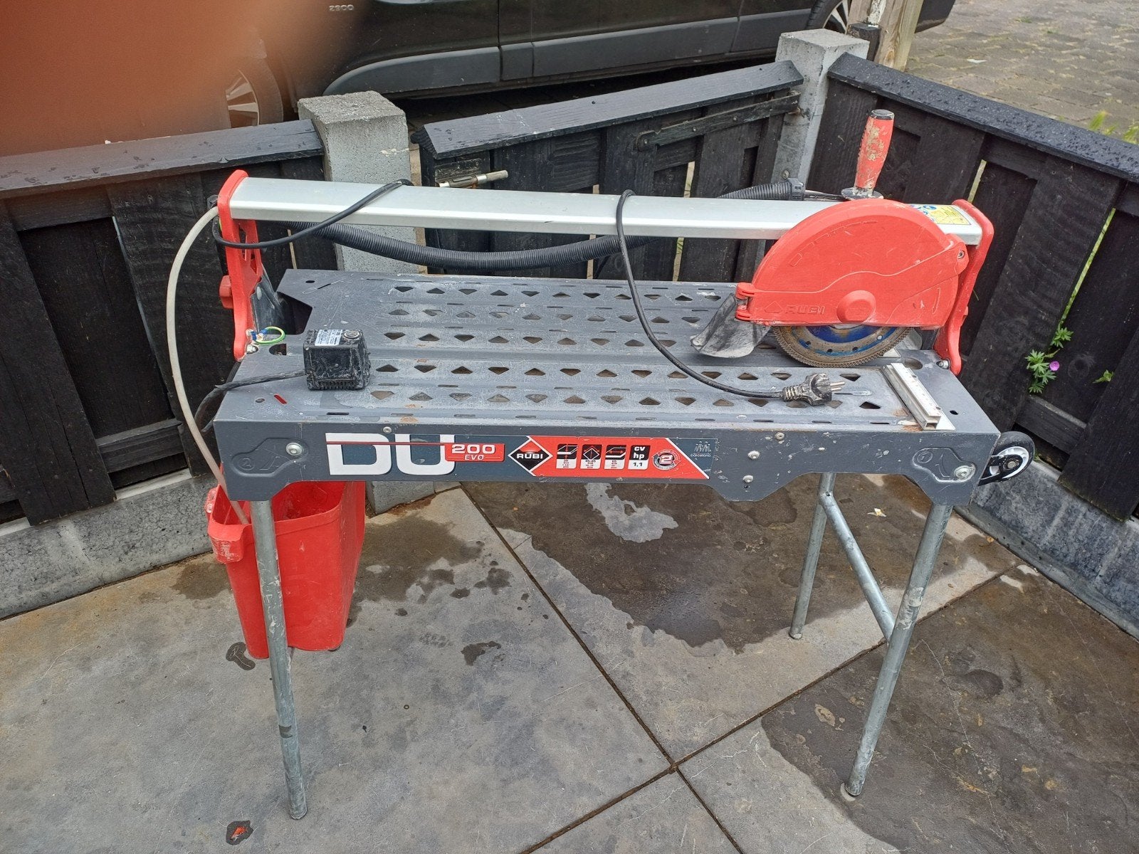 Rubi DU-200 EVO Tegelzaagmachine - Gebruikt, Ophalen of Verzenden, Gebruikt