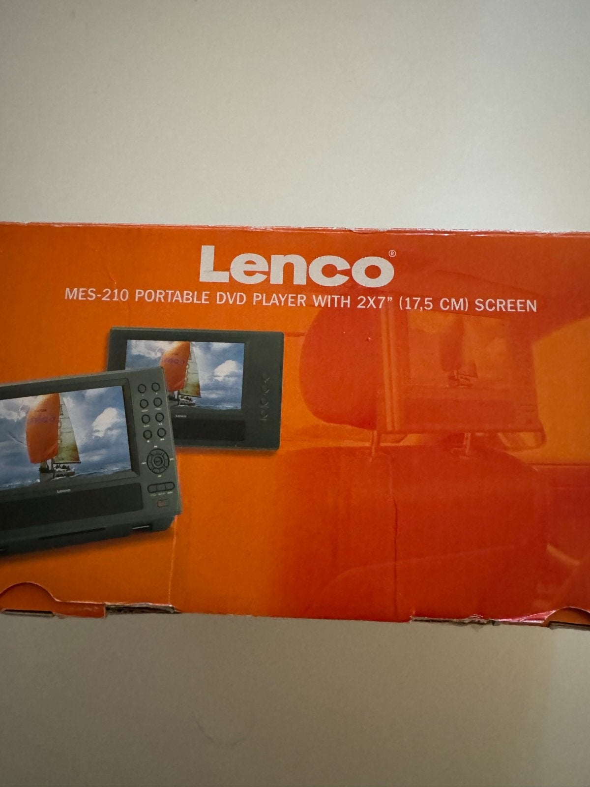 Lenco MES-210 Draagbare DVD Speler met 2x 7" Scherm, Audio, Tv en Foto, Dvd-spelers, Draagbaar, Nieuw, Ophalen, Overige merken