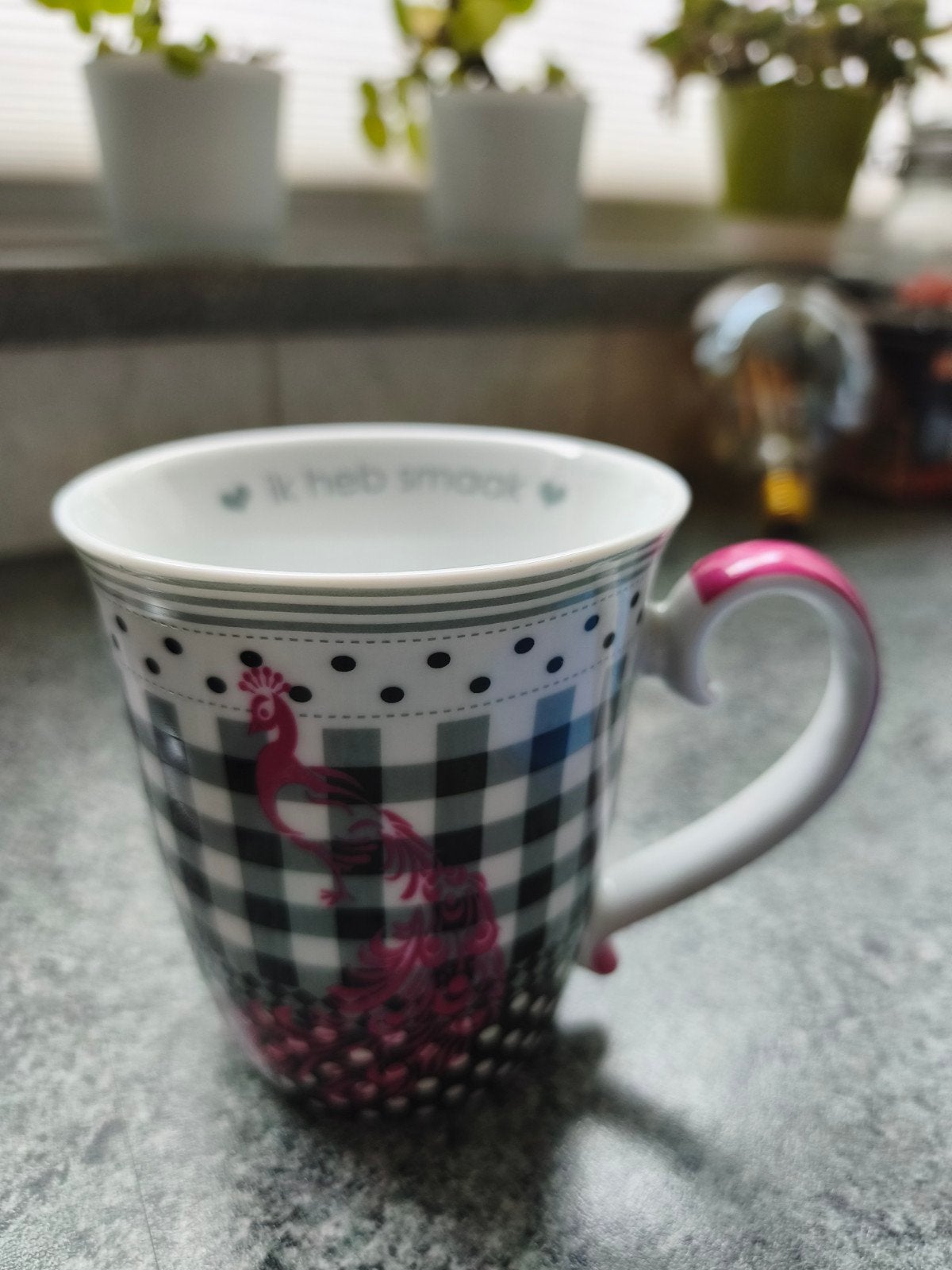 mooie beker, Ophalen of Verzenden, Zo goed als nieuw