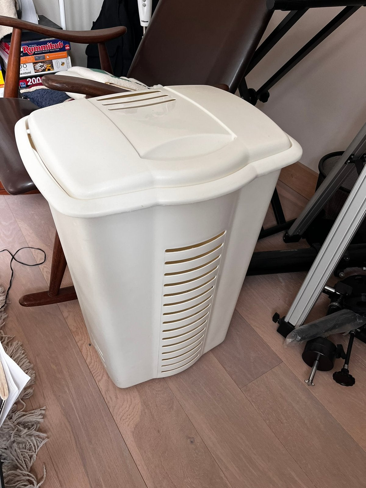 wasmand curver roomwit, Ophalen, Zo goed als nieuw, Wit