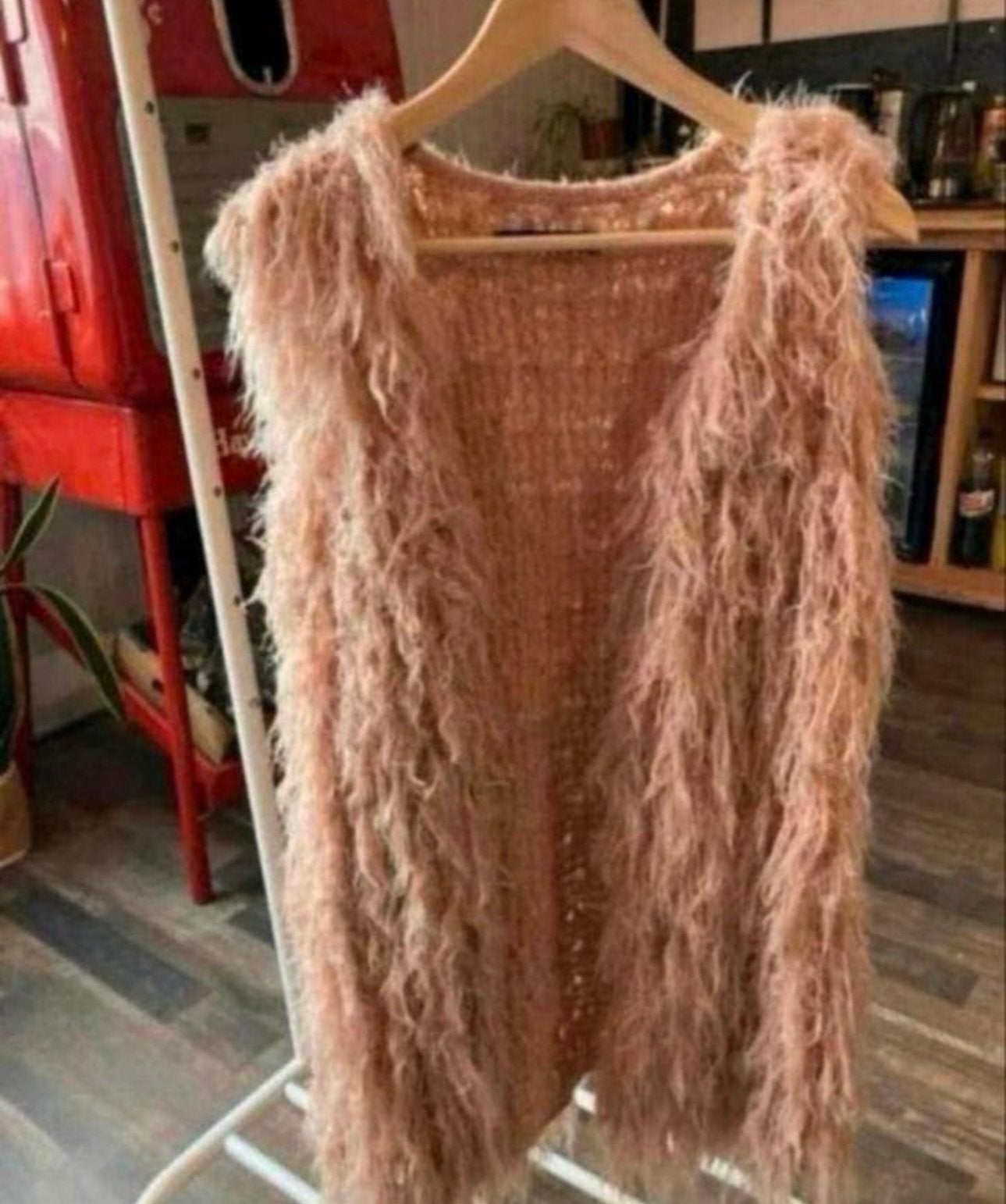 Fake faux poederroze bodywarmer van nora.z - maat m, Ophalen of Verzenden, Zo goed als nieuw, Maat 38/40 (M), Roze