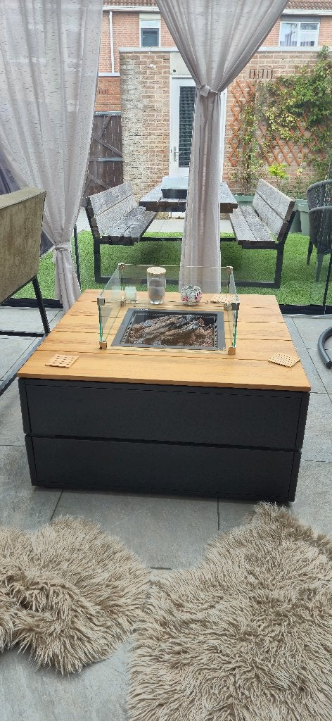 Haard tafel, Ophalen, Gebruikt