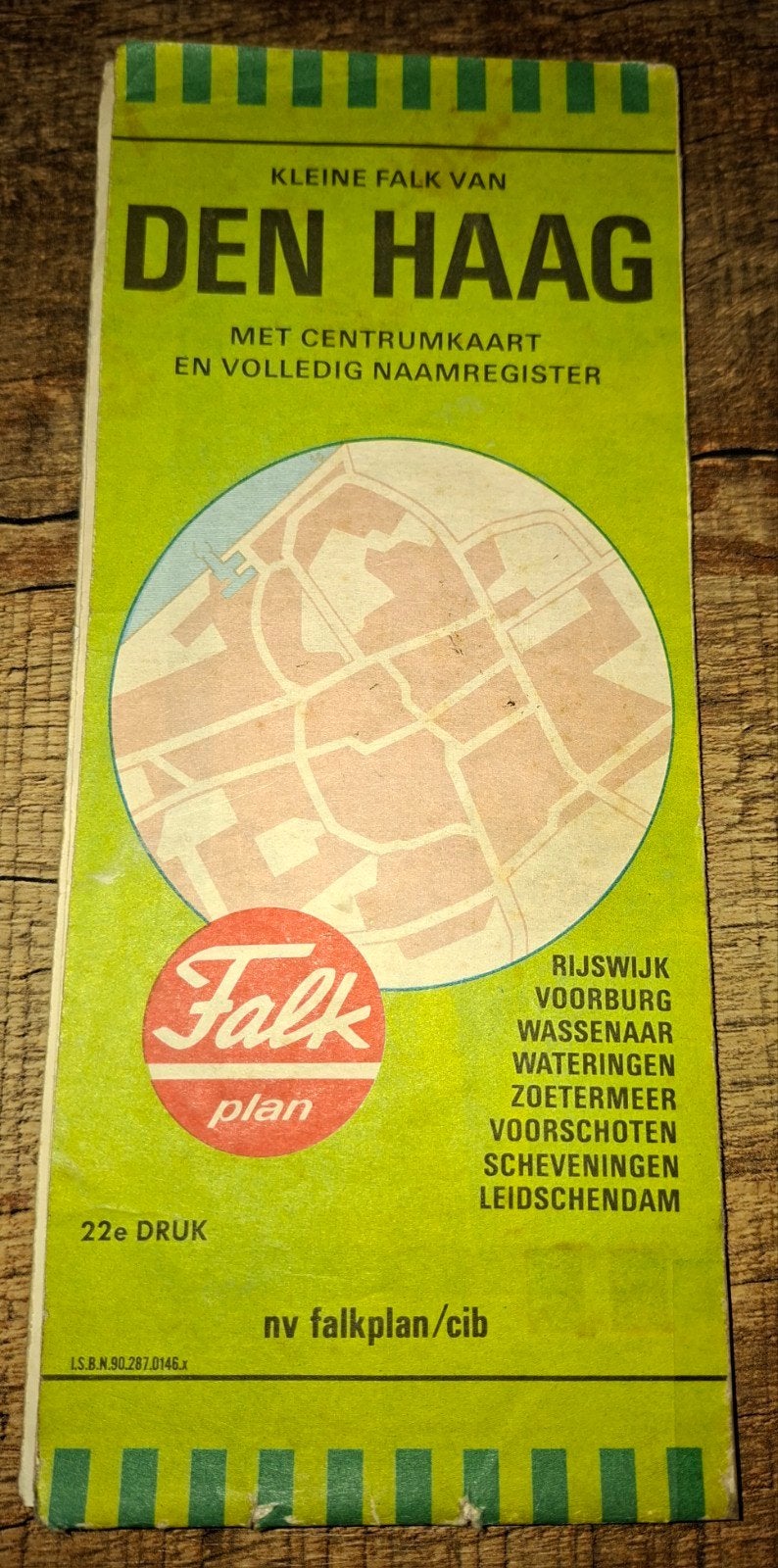 Stadsplattegrond Den Haag Falk plan, Ophalen of Verzenden