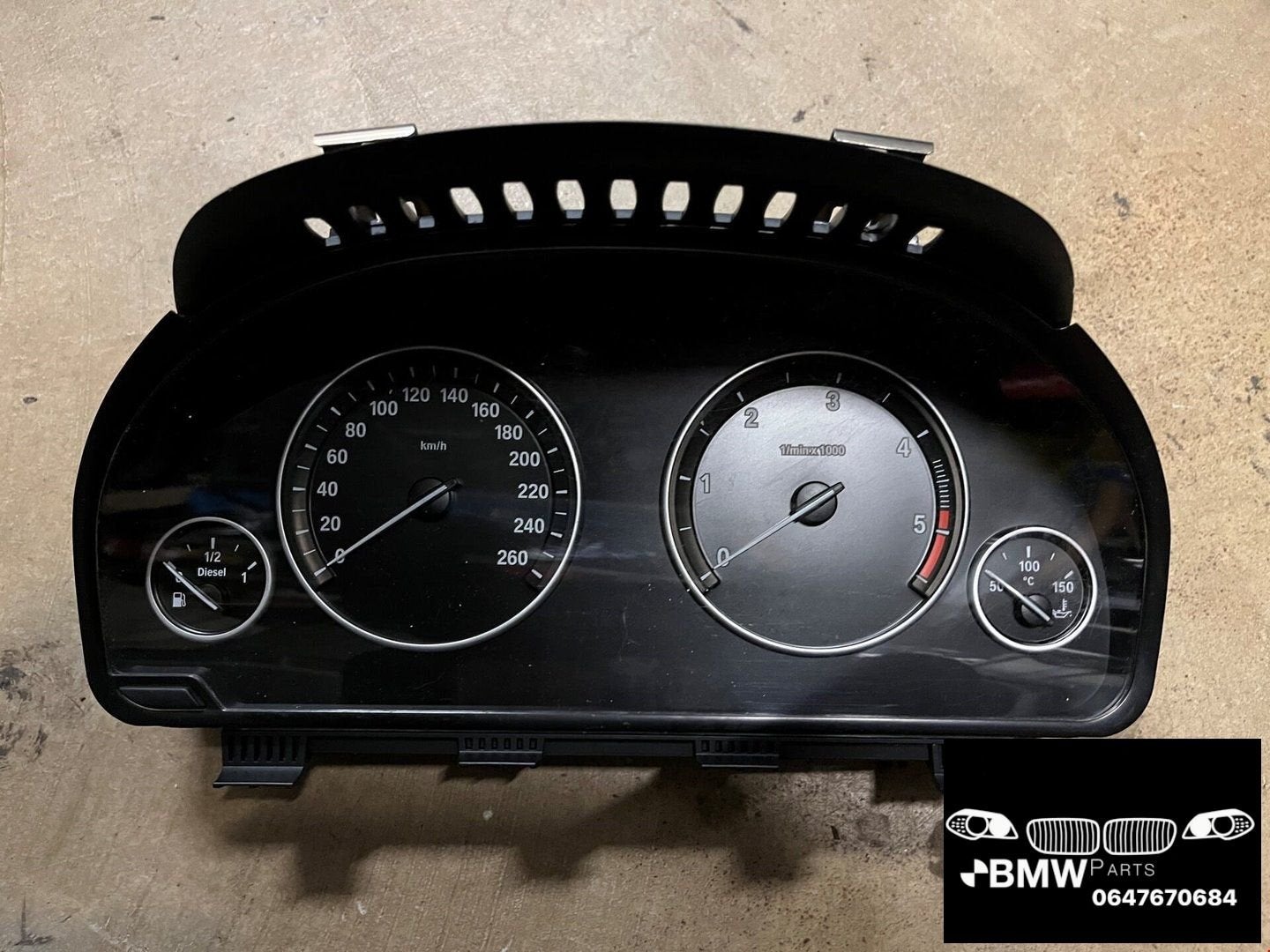 Instrumentenpaneel Km teller Tacho Bmw 5-Serie F10 F11 525d, Auto-onderdelen, Gebruikt, -, -, Ophalen of Verzenden