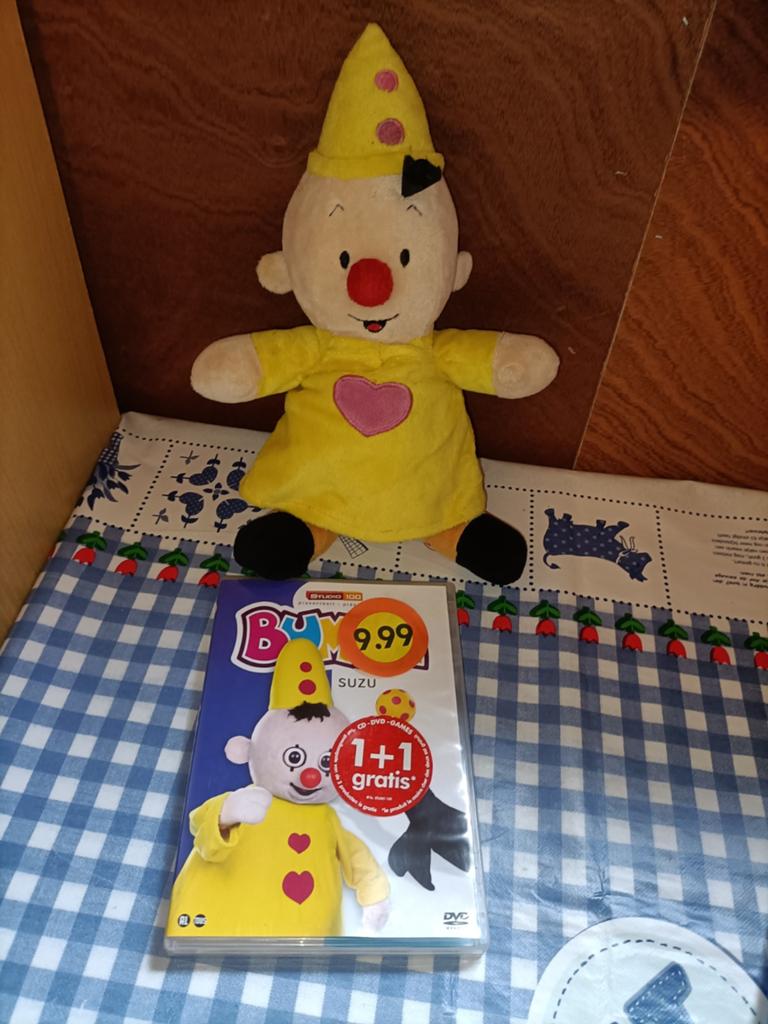 Bumba knuffel 31 cm groot + dvd, Kinderen en Baby's, Speelgoed | Knuffels en Pluche, Ophalen of Verzenden, Zo goed als nieuw, Overige typen