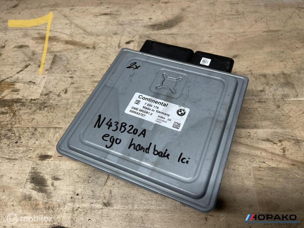 ECU / Motorcomputer BMW 3 serie e9x 7595179 | MSD81.2, Gebruikt, Einsteinlaan 5, rijswijk, Bmw, Ophalen of Verzenden