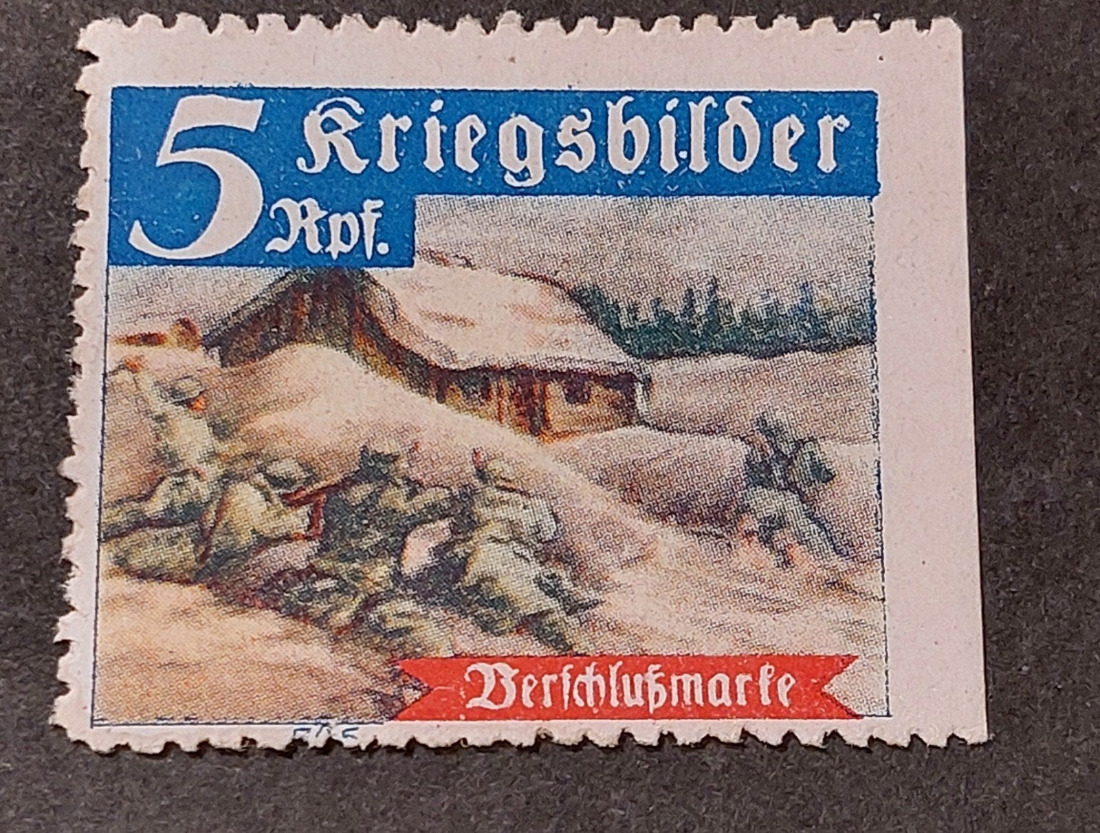 Duitse Cinderella Propaganda ca. 1942 - 5 Rpf., Ophalen of Verzenden, Overige periodes