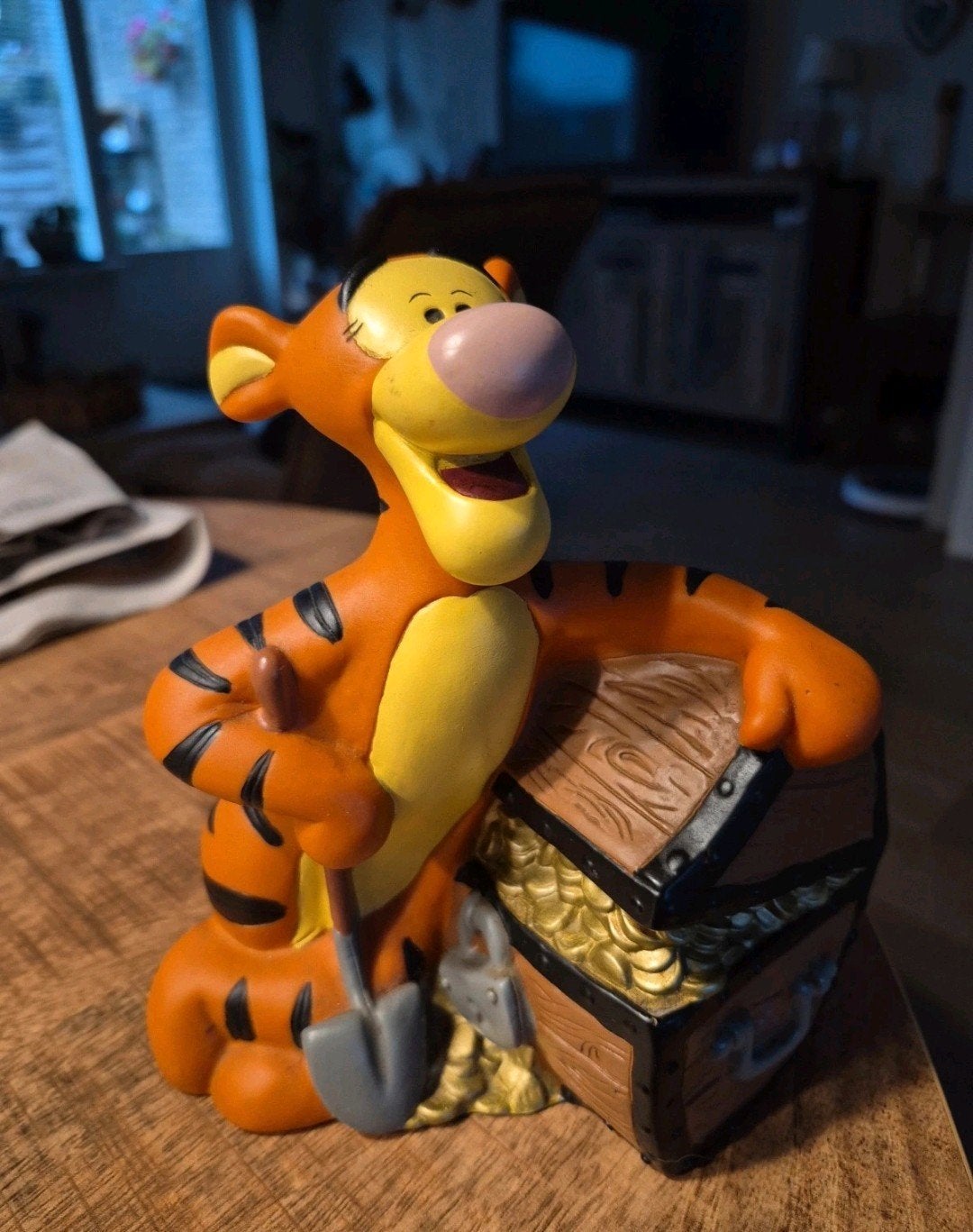 Teigetje spaarpot met schatkist - Disney Winnie de Poeh, Ophalen of Verzenden, Gebruikt