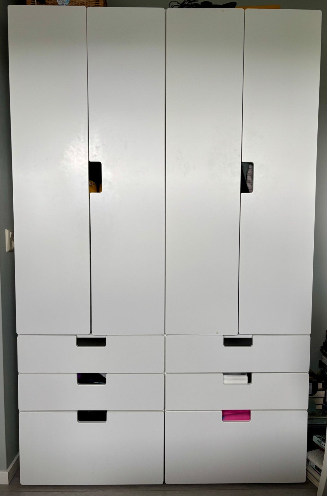 Ikea Stuva kledingkasten wit, Ophalen, 50 tot 100 cm, Zo goed als nieuw, 150 tot 200 cm