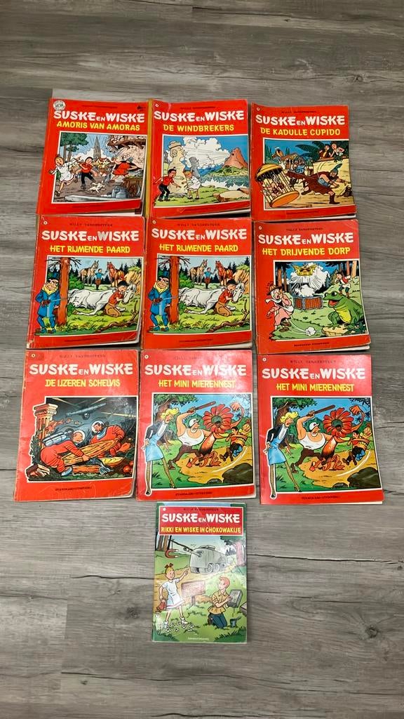 Diverse Suske en Wiske strips, Meerdere stripboeken, Ophalen of Verzenden, Gelezen