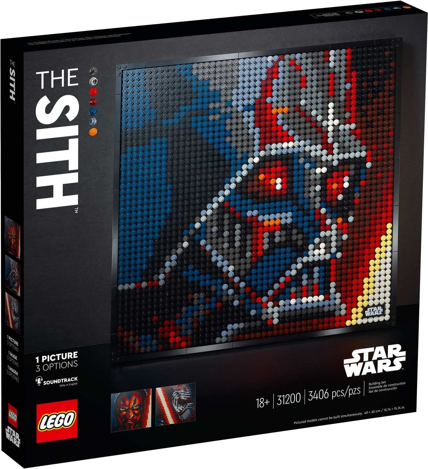 LEGO Art Star Wars The Sith (31200) - Nieuw in doos, Ophalen, Nieuw, Overige merken