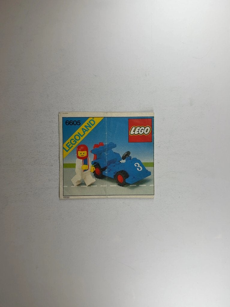 LEGO City 6605 (Instructions) for Set 6605 Road Racer Taped, Lego, Overige typen, Ophalen of Verzenden, City