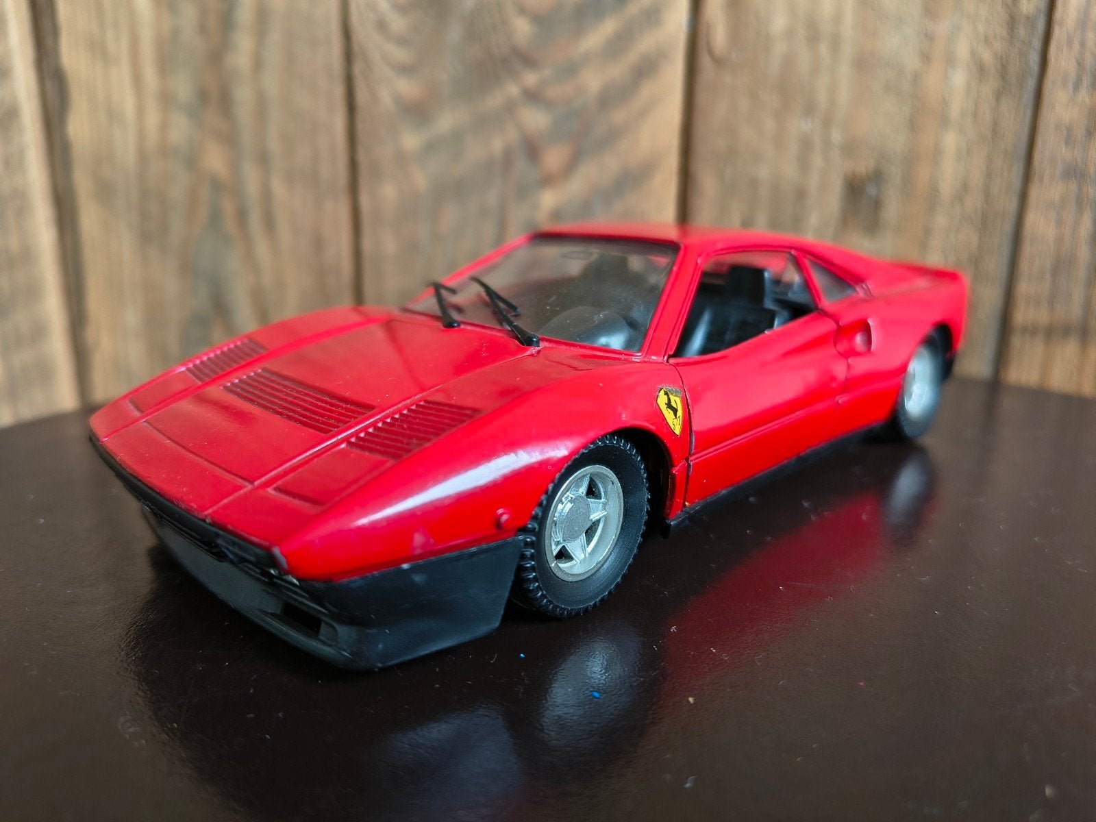 Ferrari 288 GTO (1984) - 1:25 Polistil (mist spiegels), Ophalen of Verzenden, Gebruikt, Auto, Bburago