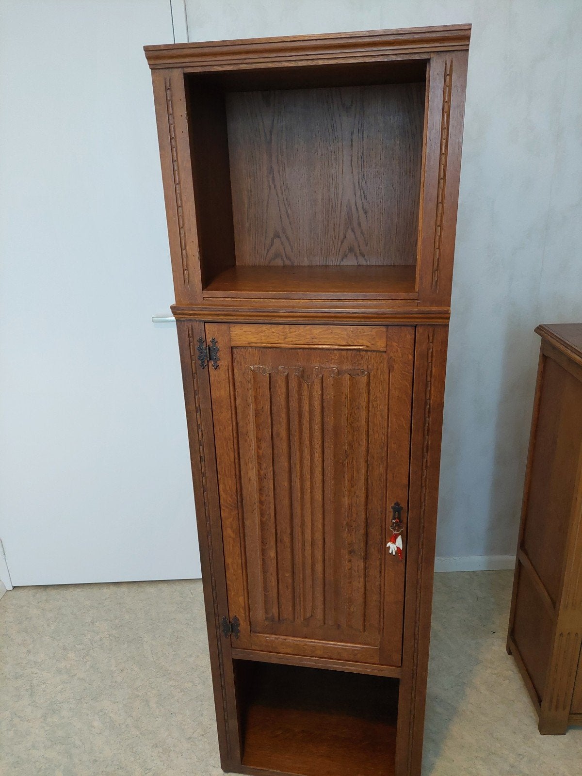 smalle eiken kast, Huis en Inrichting, Ophalen, Gebruikt, Minder dan 40 cm, Minder dan 70 cm