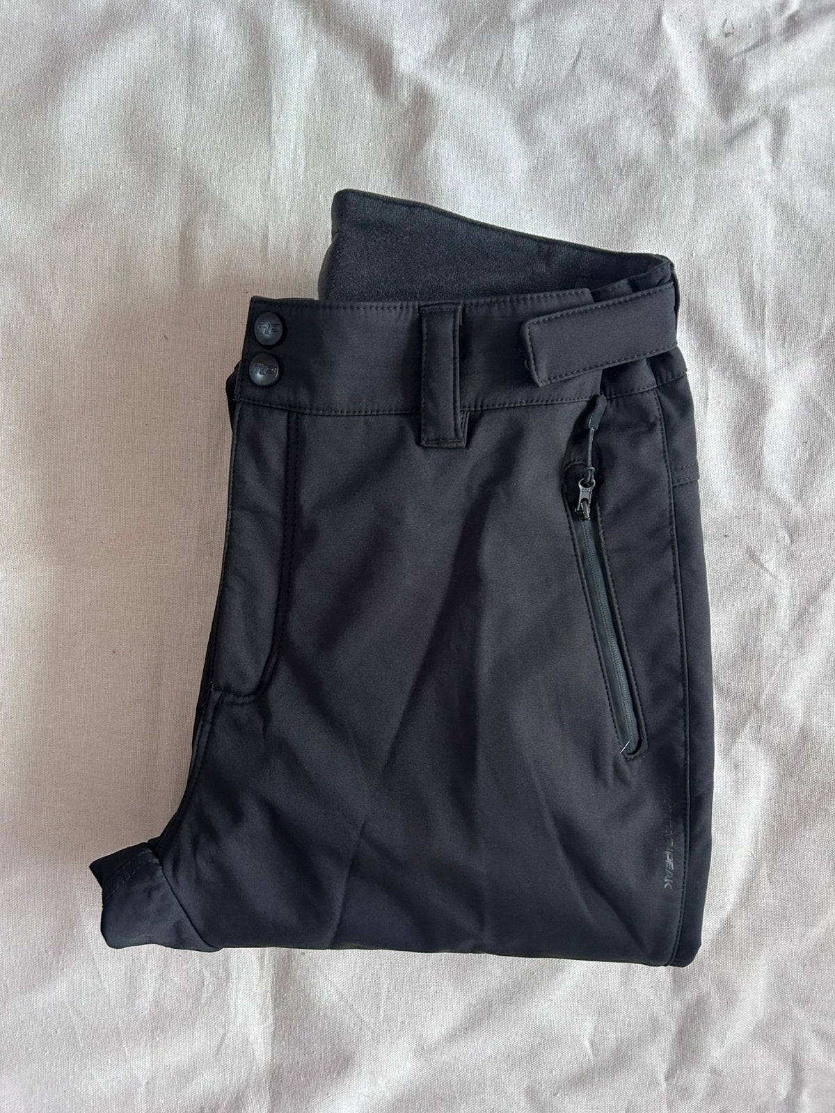 Mountainpeak zwarte skibroek - maat XL, Ophalen of Verzenden, Zo goed als nieuw, Maat 46/48 (XL) of groter, Broek