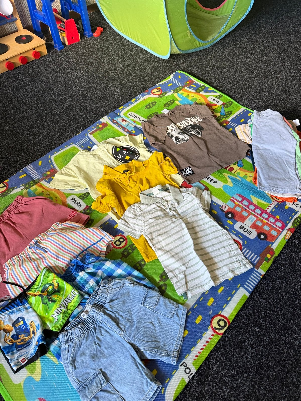 Kledingpakket jongens - T-shirts en korte broeken, Ophalen, Gebruikt, Zara, Jongen