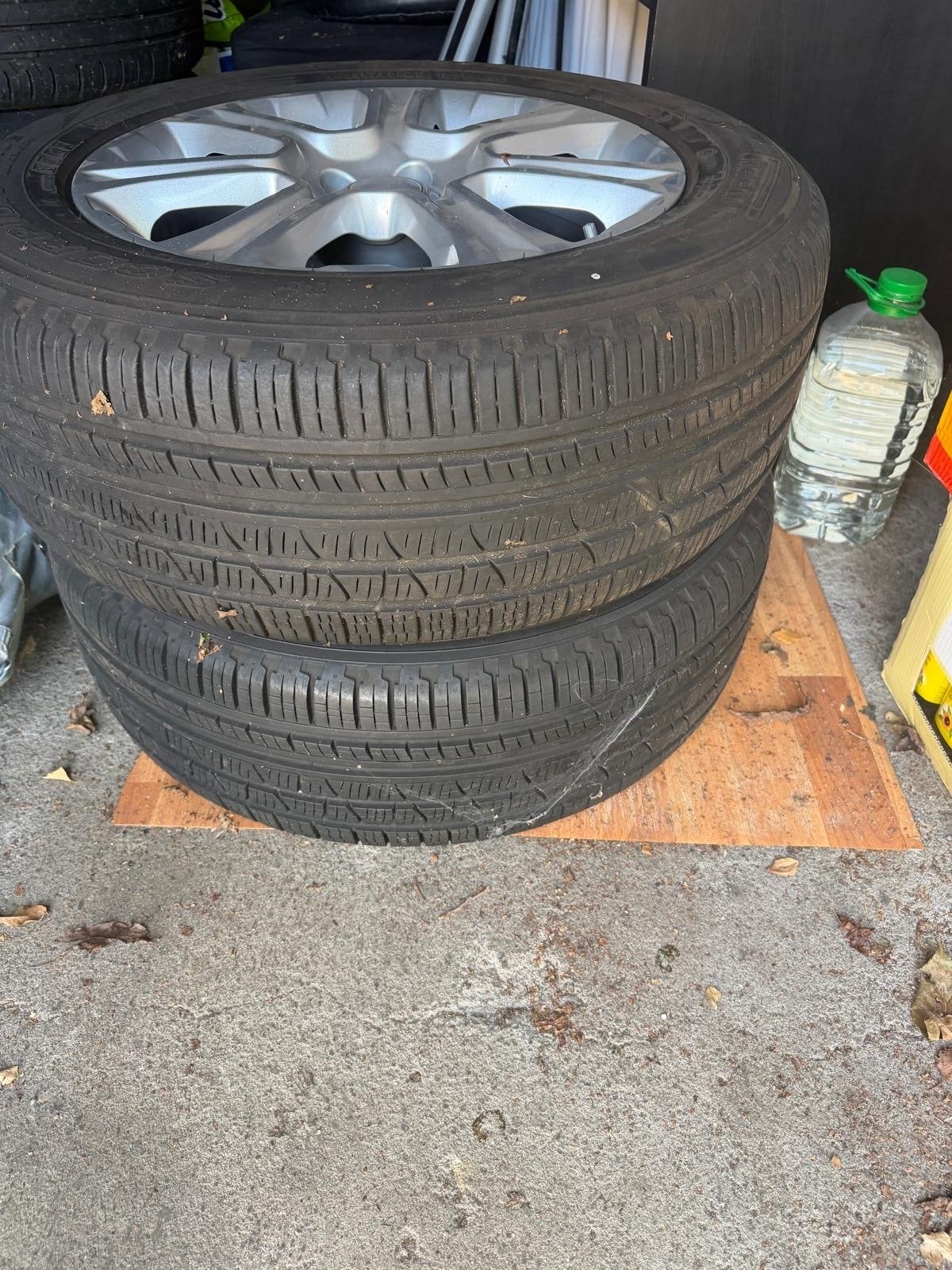 Set van 4 bijna nieuw en velgen (Pirelli Scorpion Verde, Ophalen, 18 inch, Gebruikt, Banden en Velgen