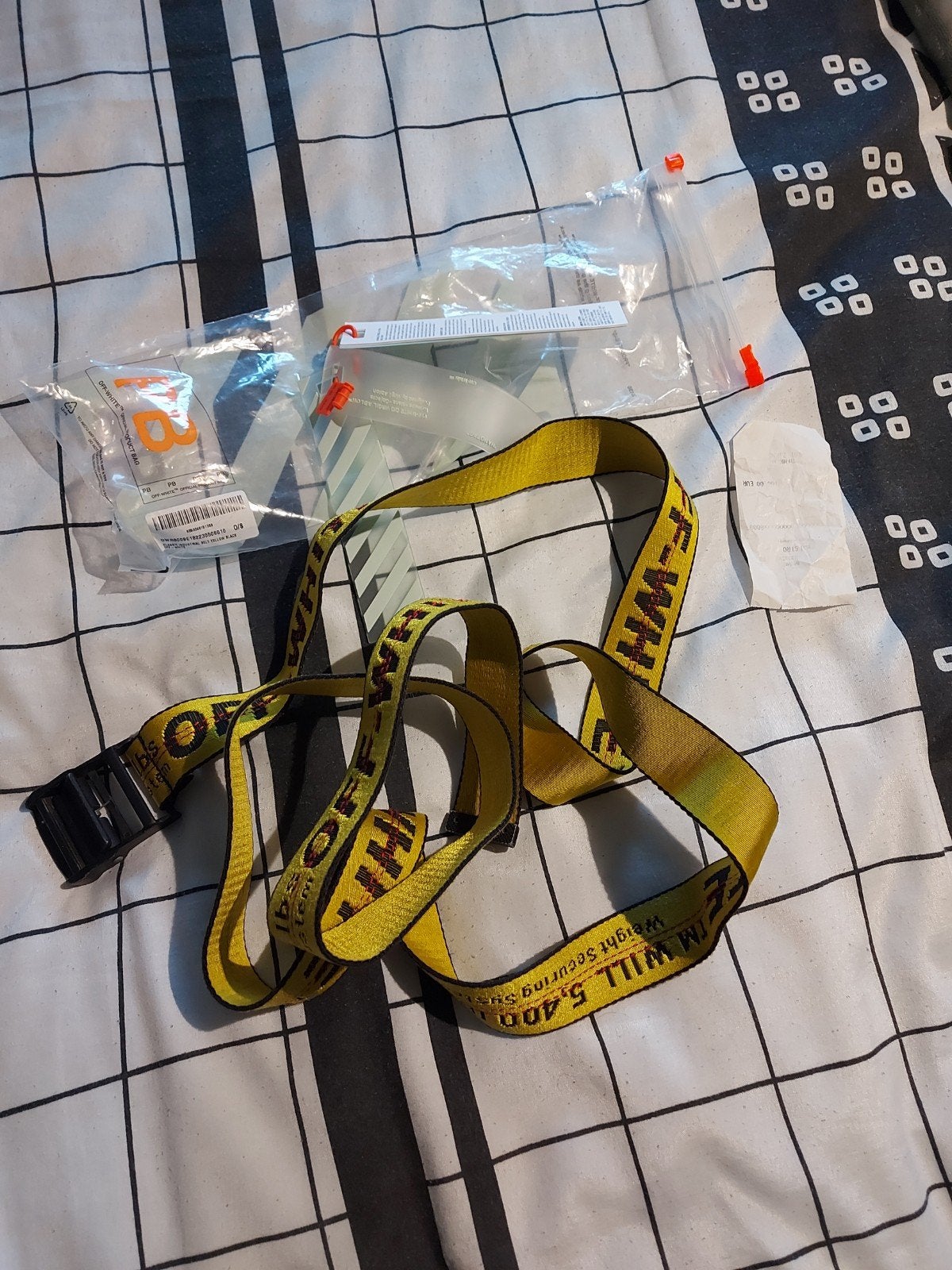 off White riem als nieuw, Ophalen of Verzenden, Zo goed als nieuw, Wit, Lang