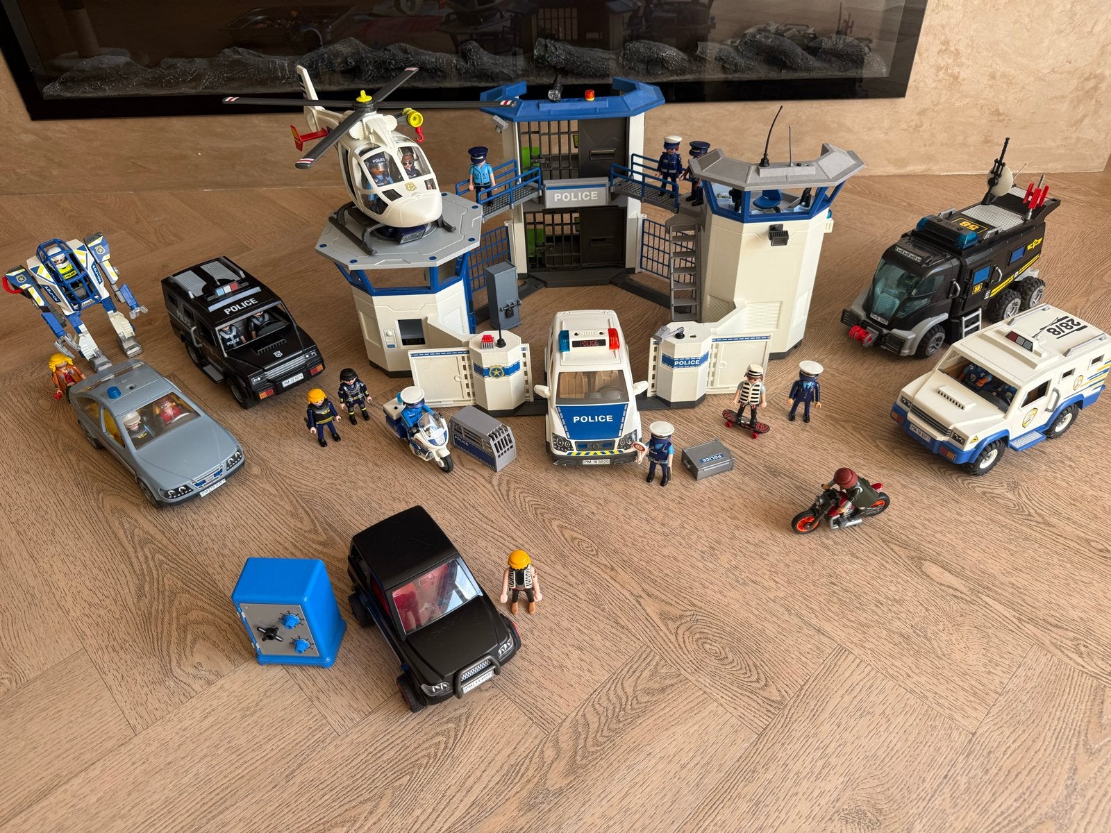 Grote Playmobil Politie Speelset, Ophalen, Gebruikt, Complete set, Overige typen