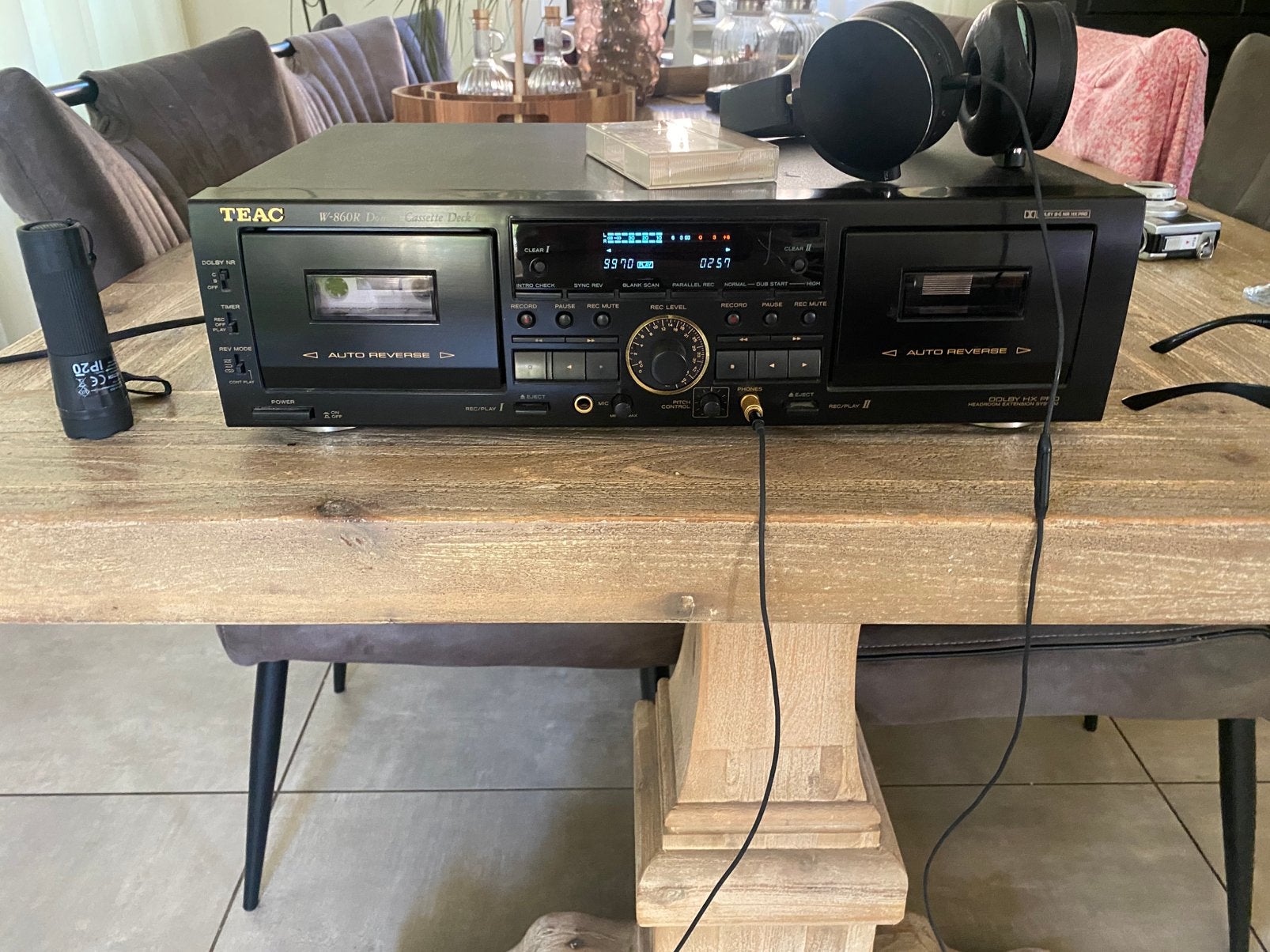 High end Teac W860R dubbel cassettedeck, Audio, Tv en Foto, Cassettedecks, Ophalen of Verzenden, Overige merken