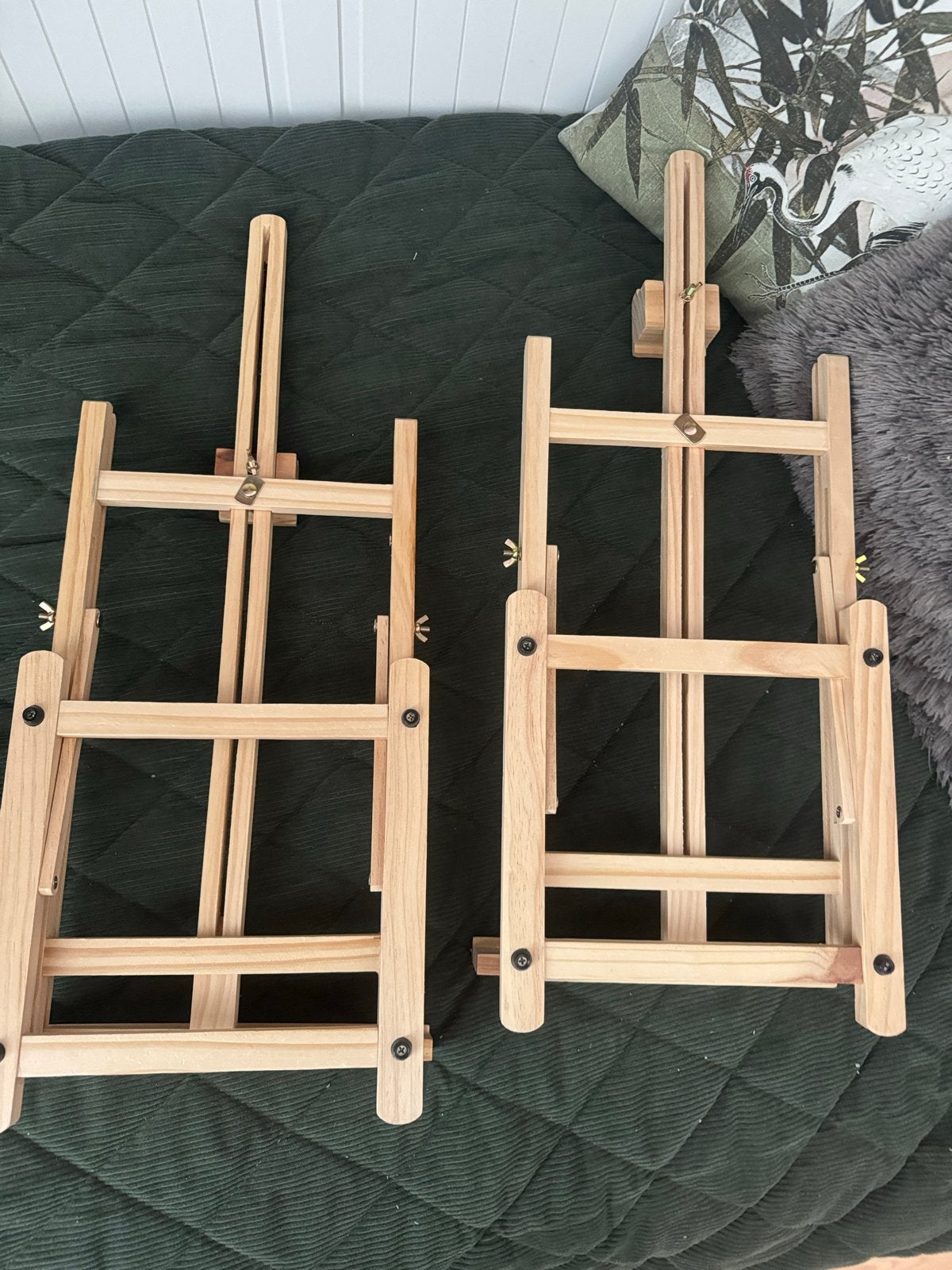 2 Houten Schildersezels, Hobby en Vrije tijd, Schilderen, Ophalen, Zo goed als nieuw, Ezel