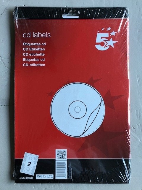 CD labels, Ophalen of Verzenden, Nieuw