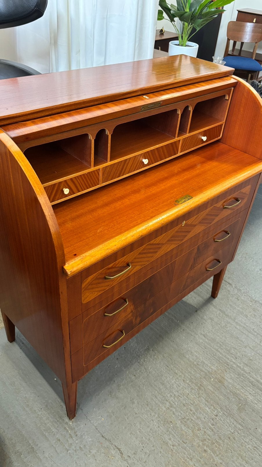 Vintage Egon Ostergaard Secretaire bureau kast, Ophalen