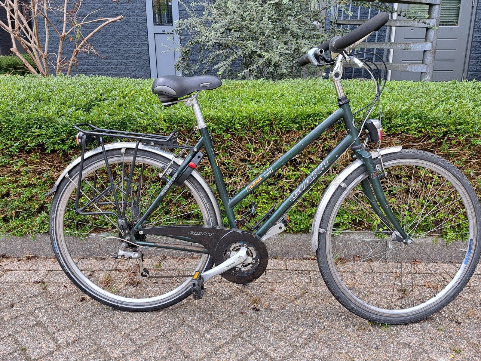 Giant Toerfiets Damesfiets Maat 54 - Perfect voor Comfort, Velgrem, 53 tot 56 cm, Gebruikt, Giant