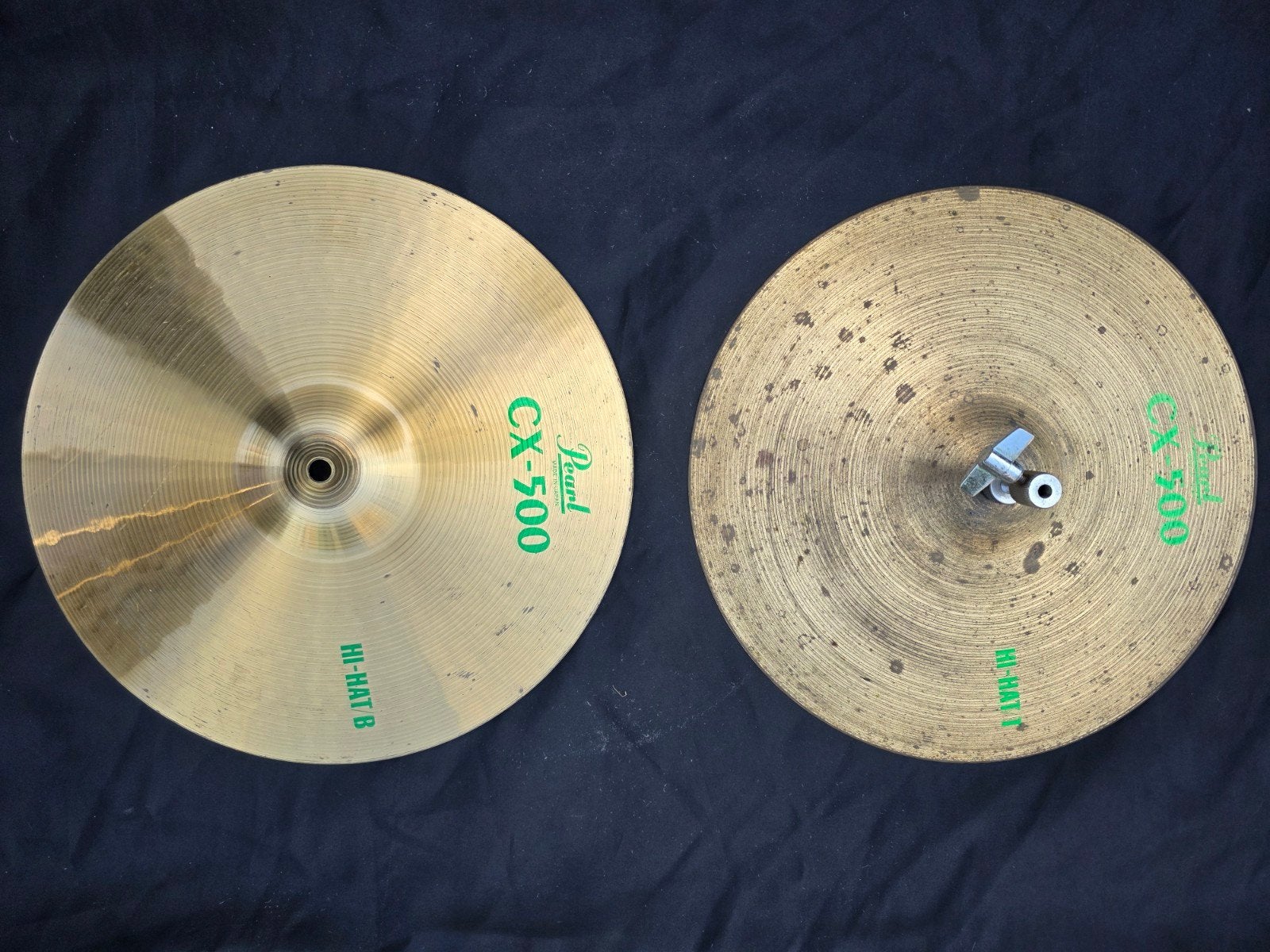 Pearl CX-500 14” Hi-Hat Bekkens Made in Japan, Muziek en Instrumenten, Ophalen, Gebruikt, Pearl