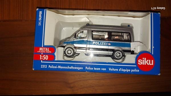 Siku 2313 Politiebus / Polizei, Ophalen of Verzenden, Zo goed als nieuw, Bus of Vrachtwagen, SIKU